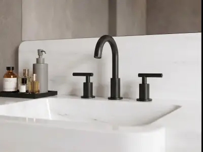 White Marble Pedestal Sink | Freestanding Luxury Monoblock Bathroom Basin - 4 - MarbleCenter