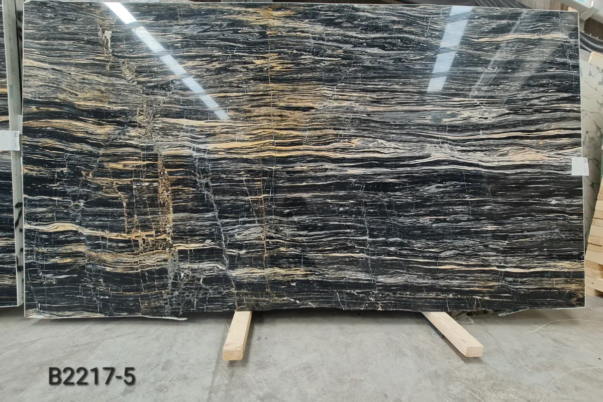 Nero Picasso - Natural Turkish Marble Slab and Tiles